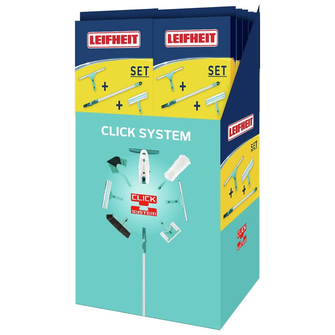 ערכת ניקוי חלונות מסדרת Click System מבית LEIFHEIT גרמניה - Image 2