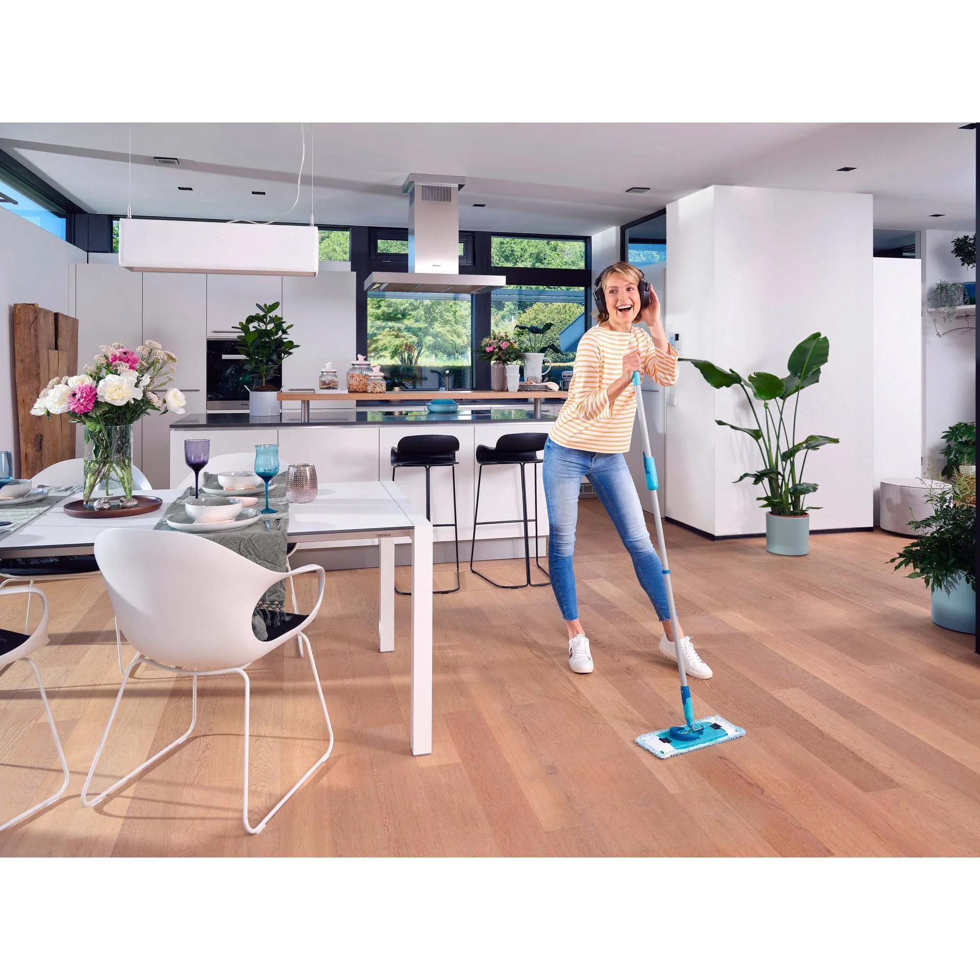 ערכת שטיפה ללא מגע יד אדם Clean Twist Ergo M מבית LEIFHEIT גרמניה - Image 2