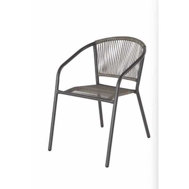 כסא וניס מתכת אפור - Image 3
