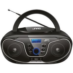 רדיו דיסק שחור דגם RD-N327W של JVC - Image 2