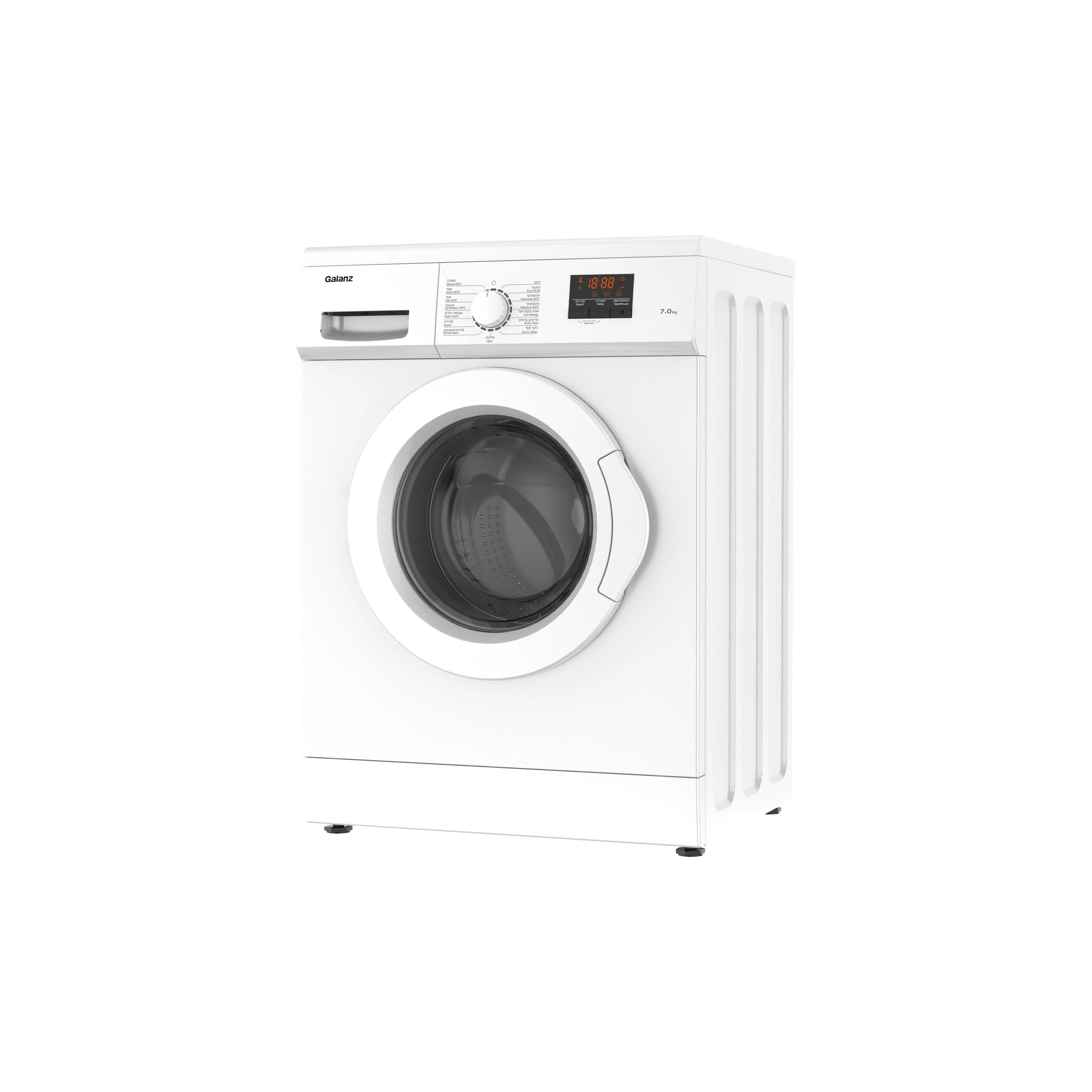 מכונת כביסה 7 ק"ג לבן דגם GL7-WMQ7W של GALANZ - Image 3