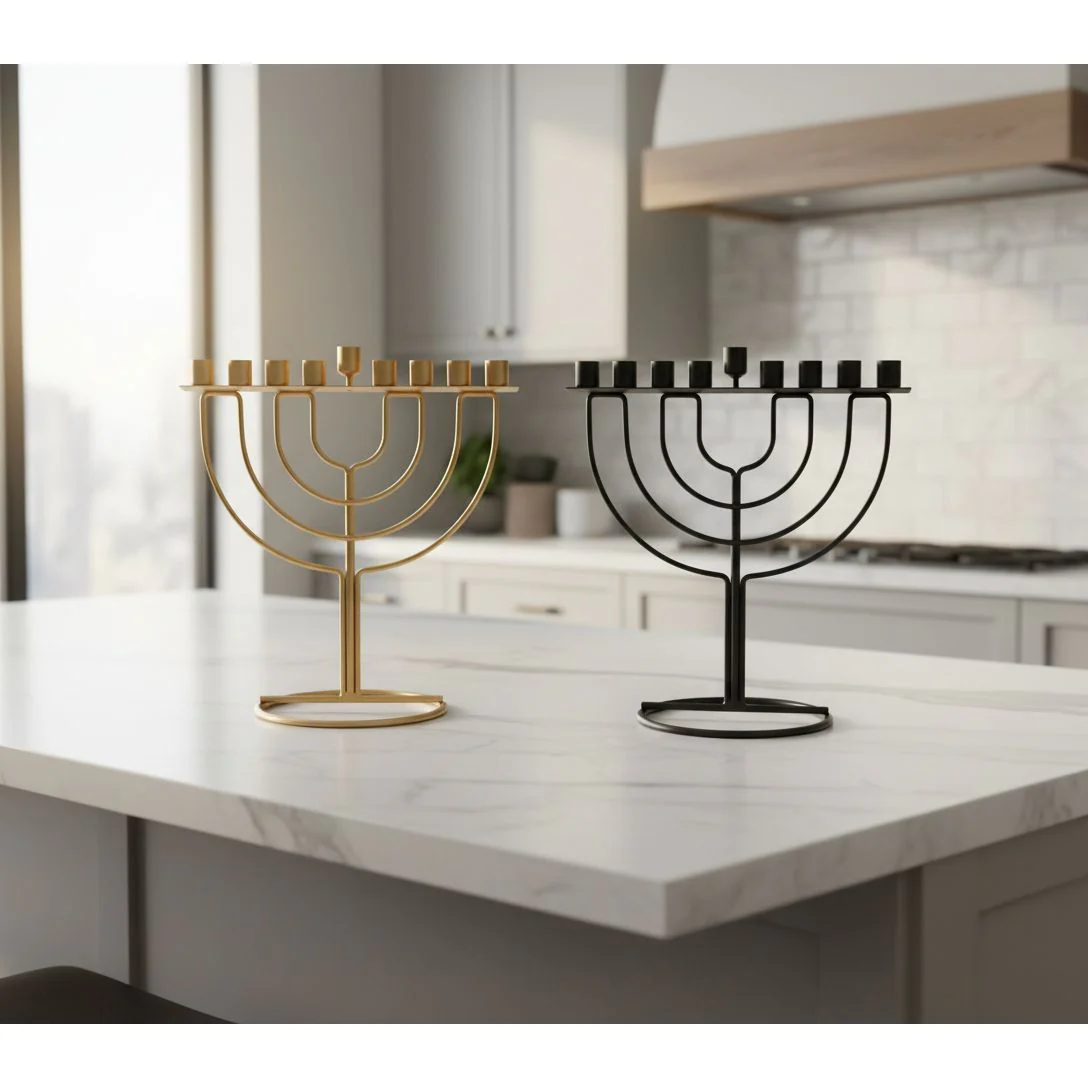 חנוכיה מתכת נואל 16/8 (AC-200-2)