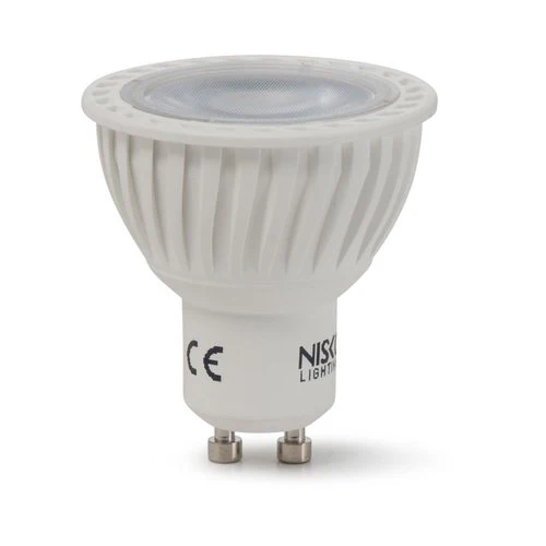 נורת דקרויקה לבנה 36° GU10 7W אור חם
