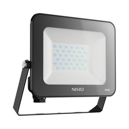 פנס הצפה שחור COLOR EAGLE 30W IP65 אור כחול