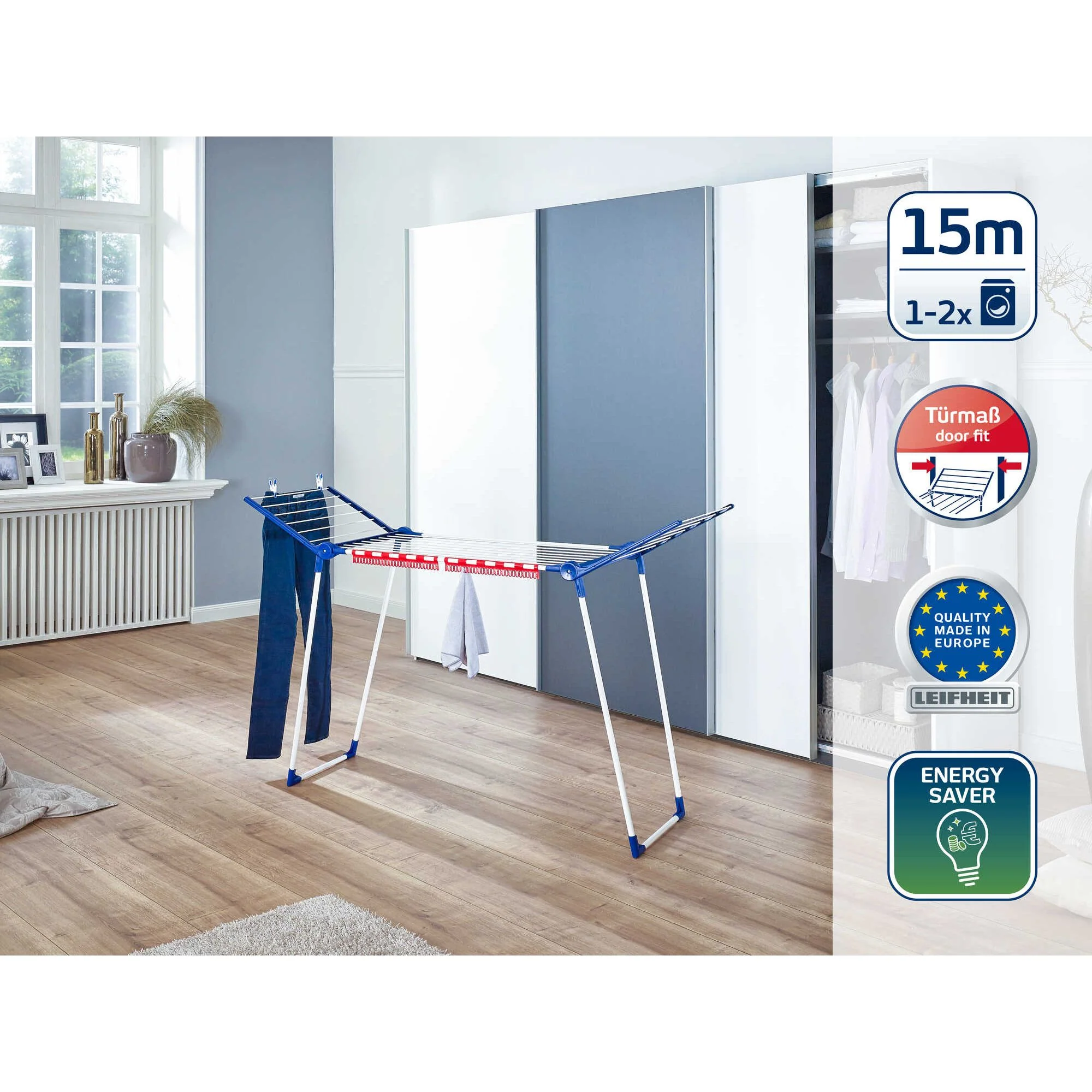 מתקן ייבוש כביסה Pegasus 150 Solid Slim - Image 2