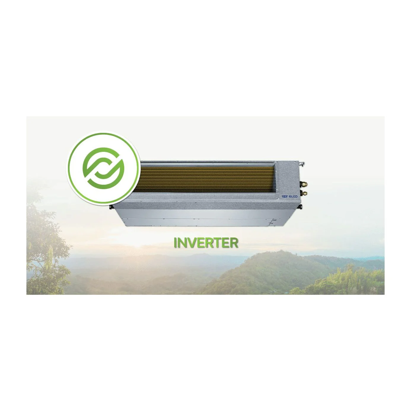 מזגן מיני מרכזי אלקו ELCO SLIM A SQ INVERTER 50T - Image 4