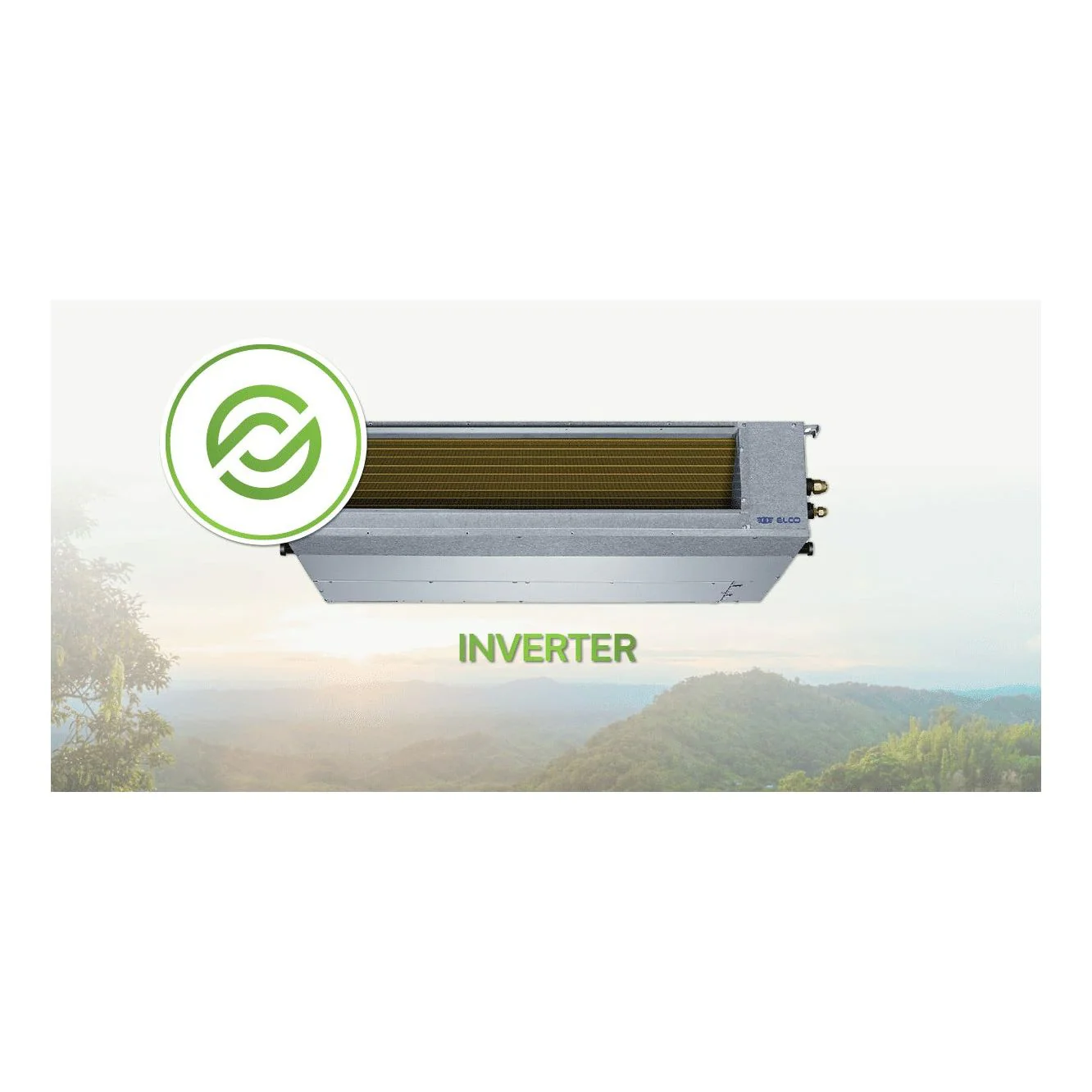 מזגן מיני מרכזי אלקו ELCO SLIM A SQ INVERTER 60T - Image 4