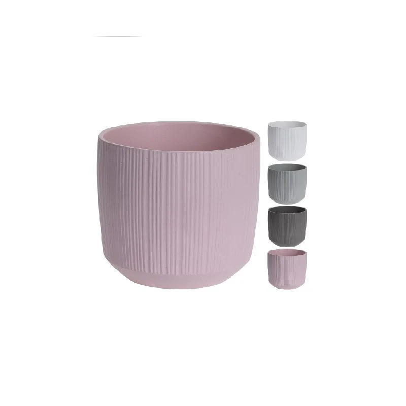 עציצי קרמיקה פסים - Image 2