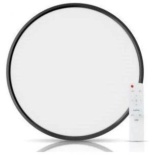 גוף תאורה צמוד תקרה ELEMENT כולל שלט שחור OMEGA 36W 25x400Ø