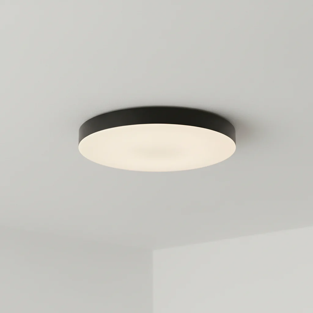 גוף תאורה צמוד תקרה קוטר 60 ס"מ שחור CCT ORA 65W