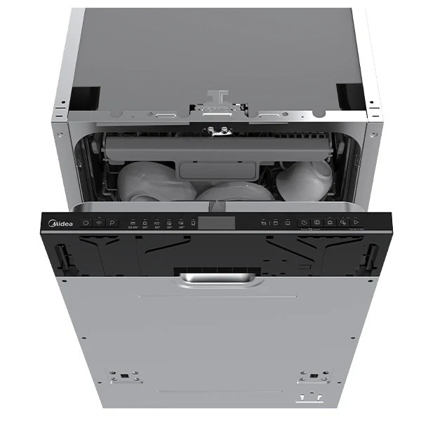 מדיח צר אינטגרלי 10 מערכות כלים WQP8-W7704M של מידאה - Image 3