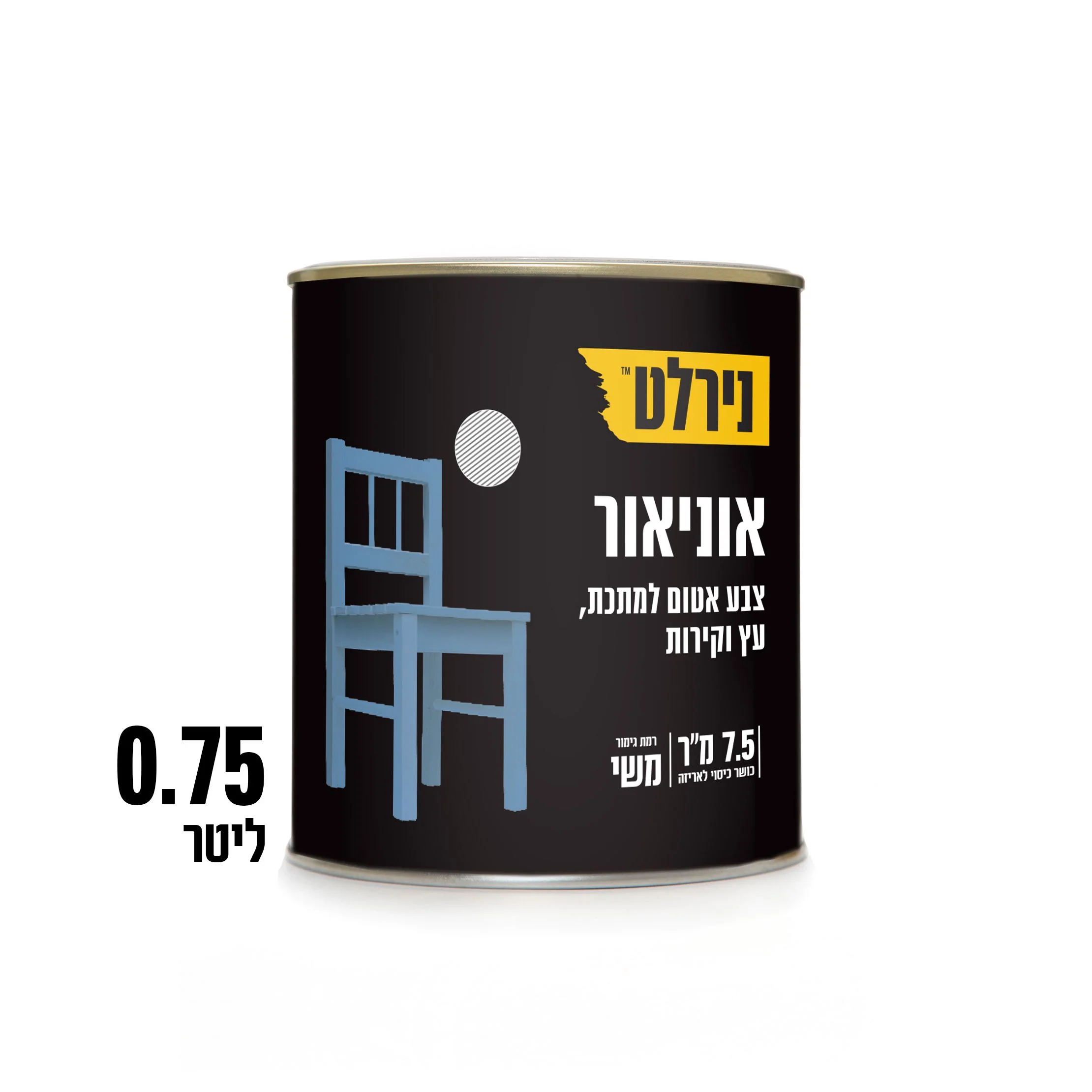 צבע אוניאור שחור 75.0 ליטר