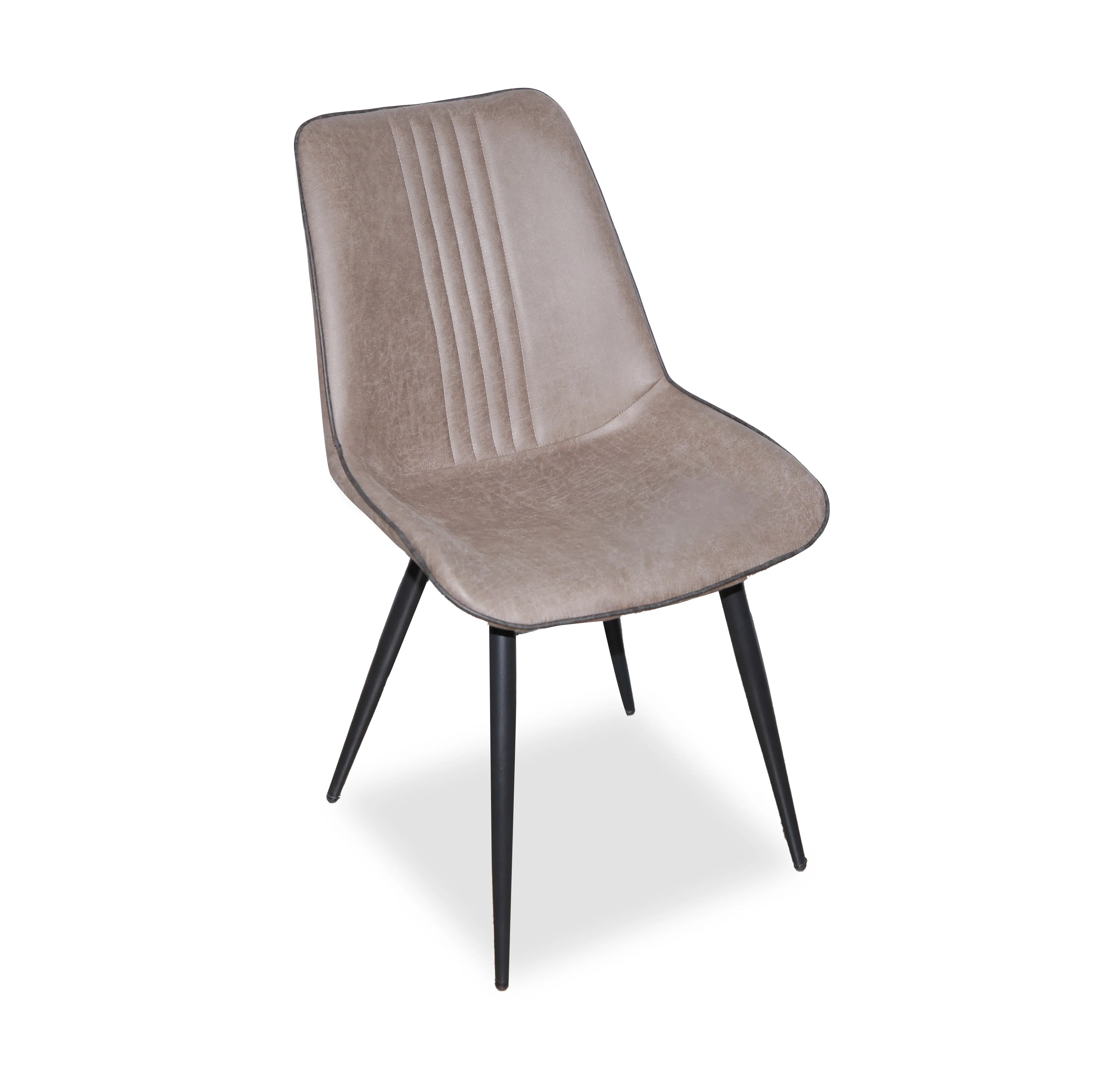 כסא טאמפה ד.עור חום - Image 3