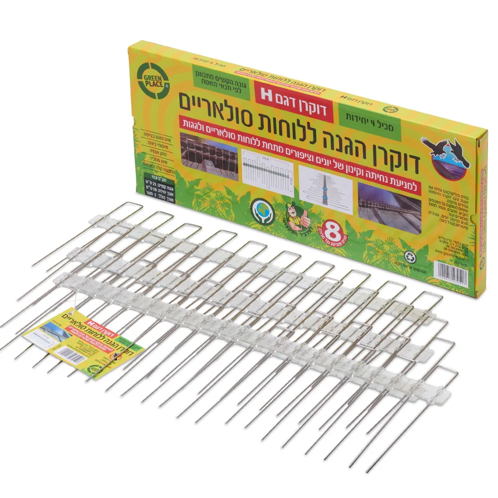 דוקרן נירוסטה ללוחות סולאריים 4 יח'