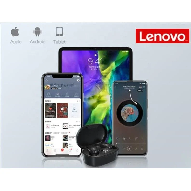 אוזניות TWS Lenovo XT91 בצבע שחור - Image 5