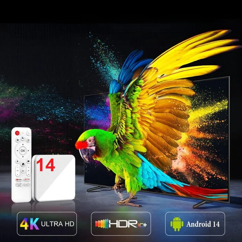 סטרימר עוצמתי במיוחד 4 K - אנדרואיד גירסה 14 - עברית מלאה למשחקים וצפייה בתכנים - Image 2