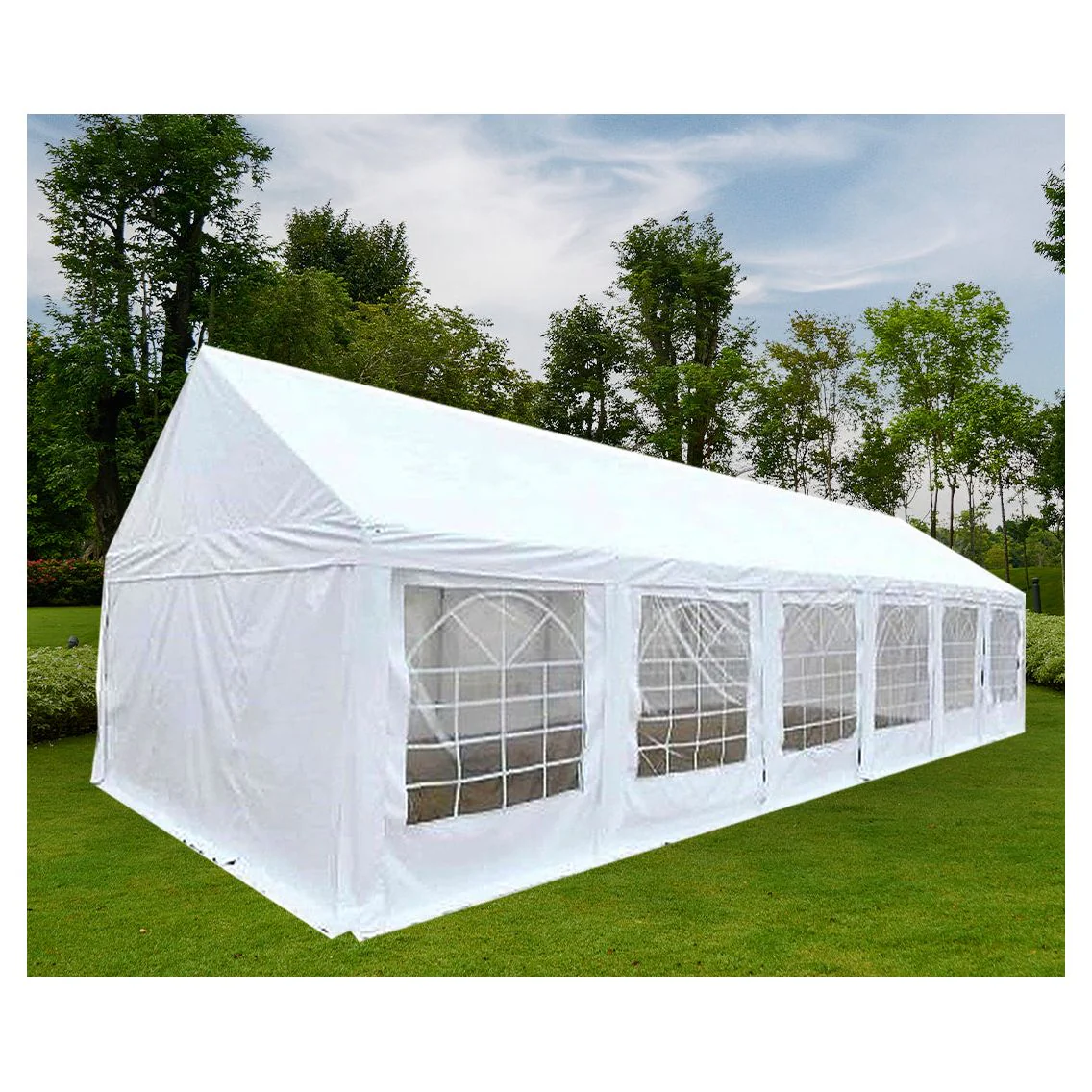 אוהל לאירועים 5X8 פרמיום PVC חזק במיוחד TENT-PRO