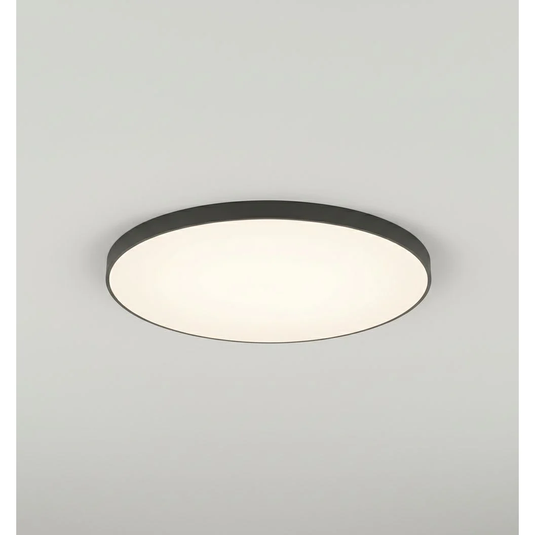 גוף תאורה צמוד תקרה שחור JULIA 40W קוטר 40 ס"מ CCT