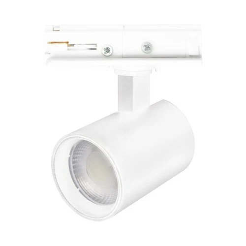 גוף תאורה ספוט לפס צבירה חד פאזי - לבן  MIKA 8W 3CCT
