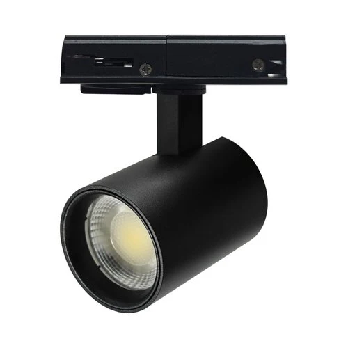 גוף תאורה ספוט לפס צבירה חד פאזי - שחור MIKA 8W 3CCT