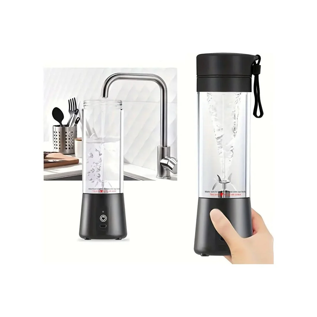 שייקר נייד עצמתי נטען PRO BLAND המוצר המושלם לקיץ החם - Image 3