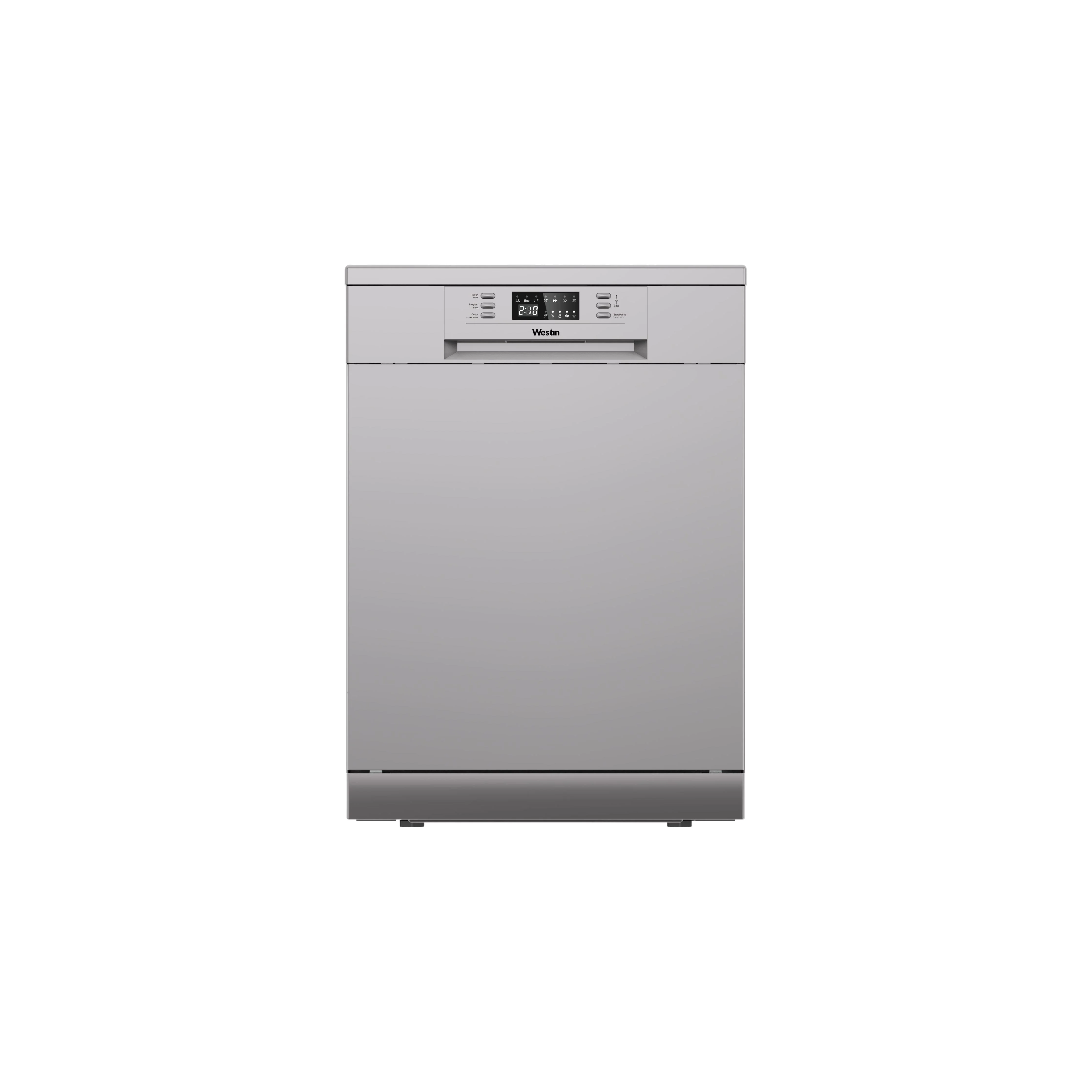 מדיח כלים עומד 60 כסוף 13 מערכות כלים דגם WES-13DWS-S של WESTIN - Image 3