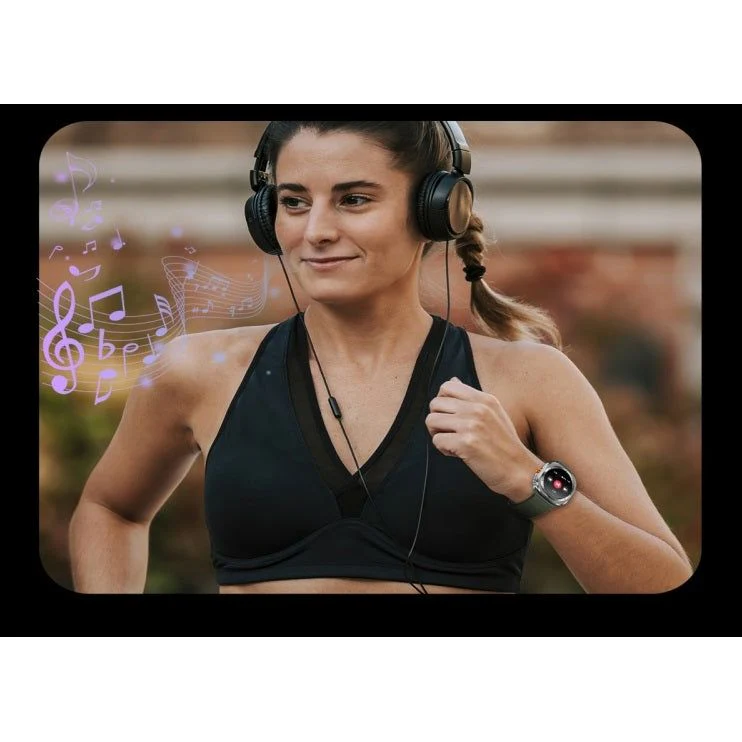 שעון חכם PRO SPORT בעיצוב יוקרתי עם מד דופק מובנה-גוף מתכת ותאימות מושלמת ל IPHONE/ANDROID - Image 3