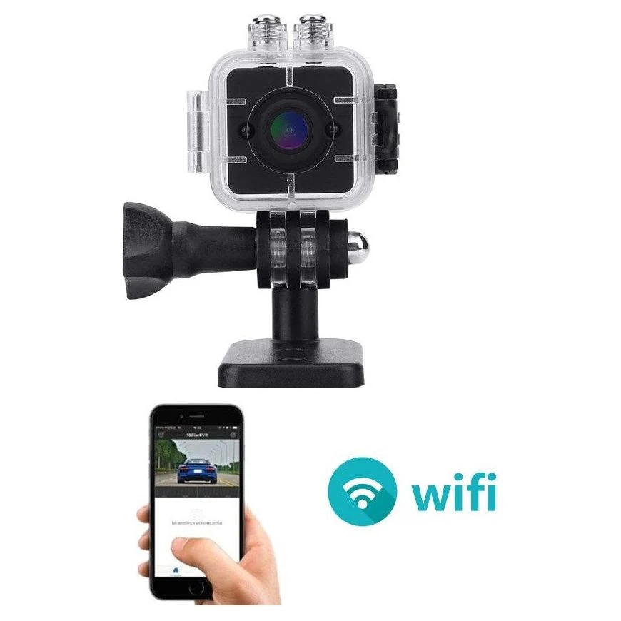 מצלמת אקסטרים 1080P אלחוטית זעירה לפעילויות ספורט ופנאי VisionTek But91 - Image 2