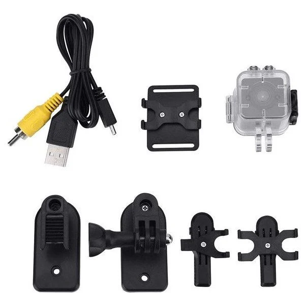 מצלמת אקסטרים 1080P אלחוטית זעירה לפעילויות ספורט ופנאי VisionTek But91 - Image 3