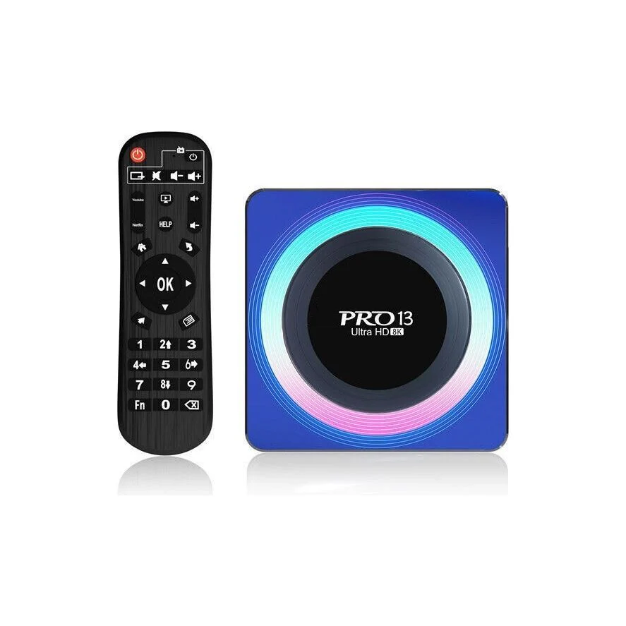סטרימר Android TV Box 8X Ultra גירסה 13.0 + שלט חכם - Image 2