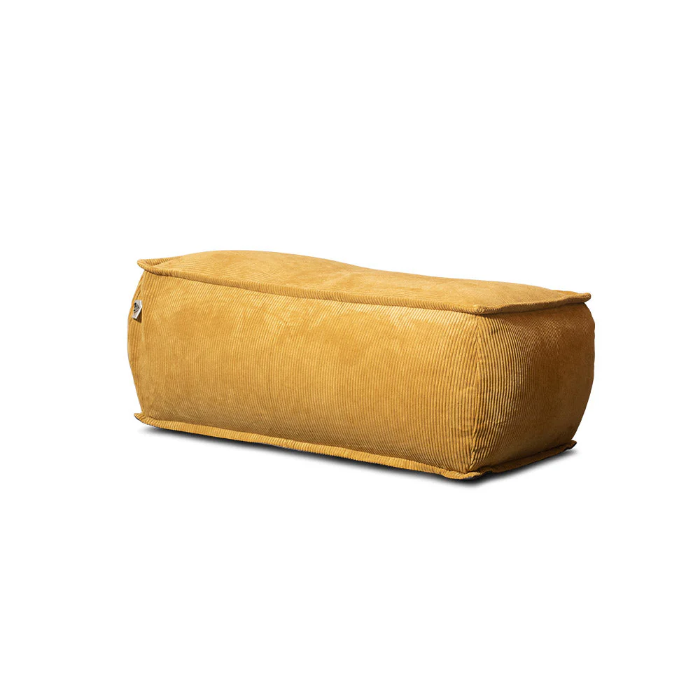 פוף הדום מבד קורדרוי דגם זואי Color חרדל - Image 5