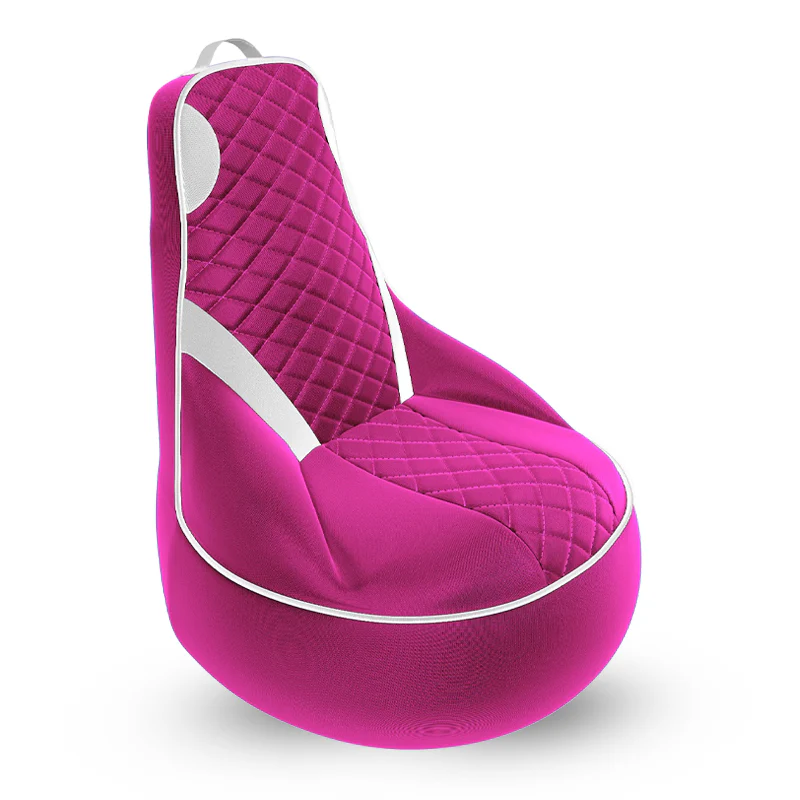 פוף גיימינג מקצועי Alligator Color כחול לבן - Image 4