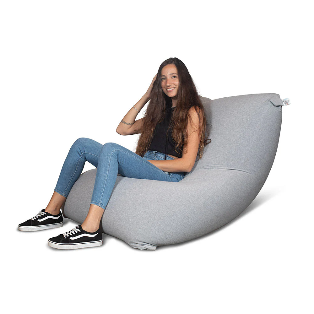 צ'יל פוף גדול (85X130 ס”מ) גוון אפור כהה - Image 2