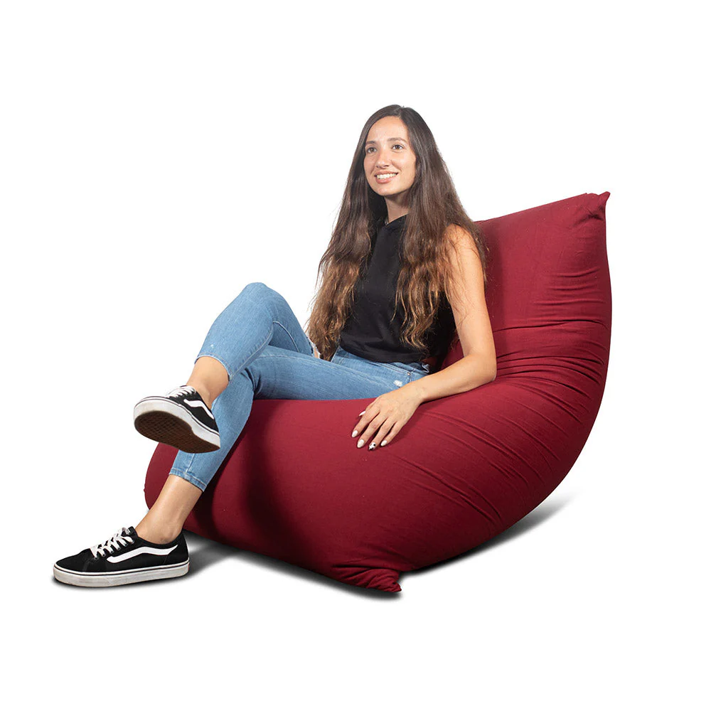 צ'יל פוף גדול (85X130 ס”מ) גוון בורדו