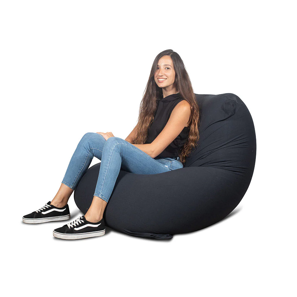 צ'יל פוף גדול (85X130 ס”מ) גוון חציל - Image 4