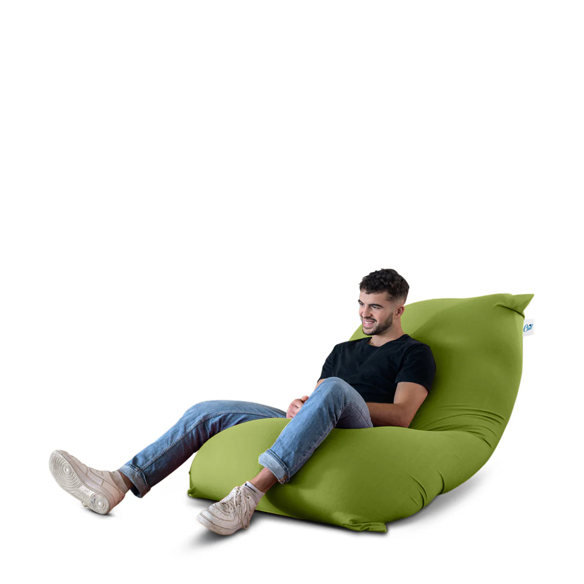 צ'יל פוף ענק (85X180 ס”מ) גוון ירוק תפוח