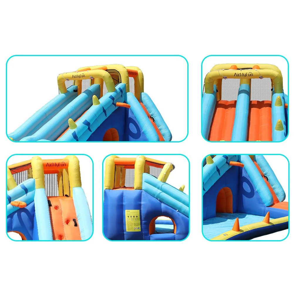 מתקן קפיצה מתנפח ענק עם 2 מגלשות דגם ED1056W - Image 2