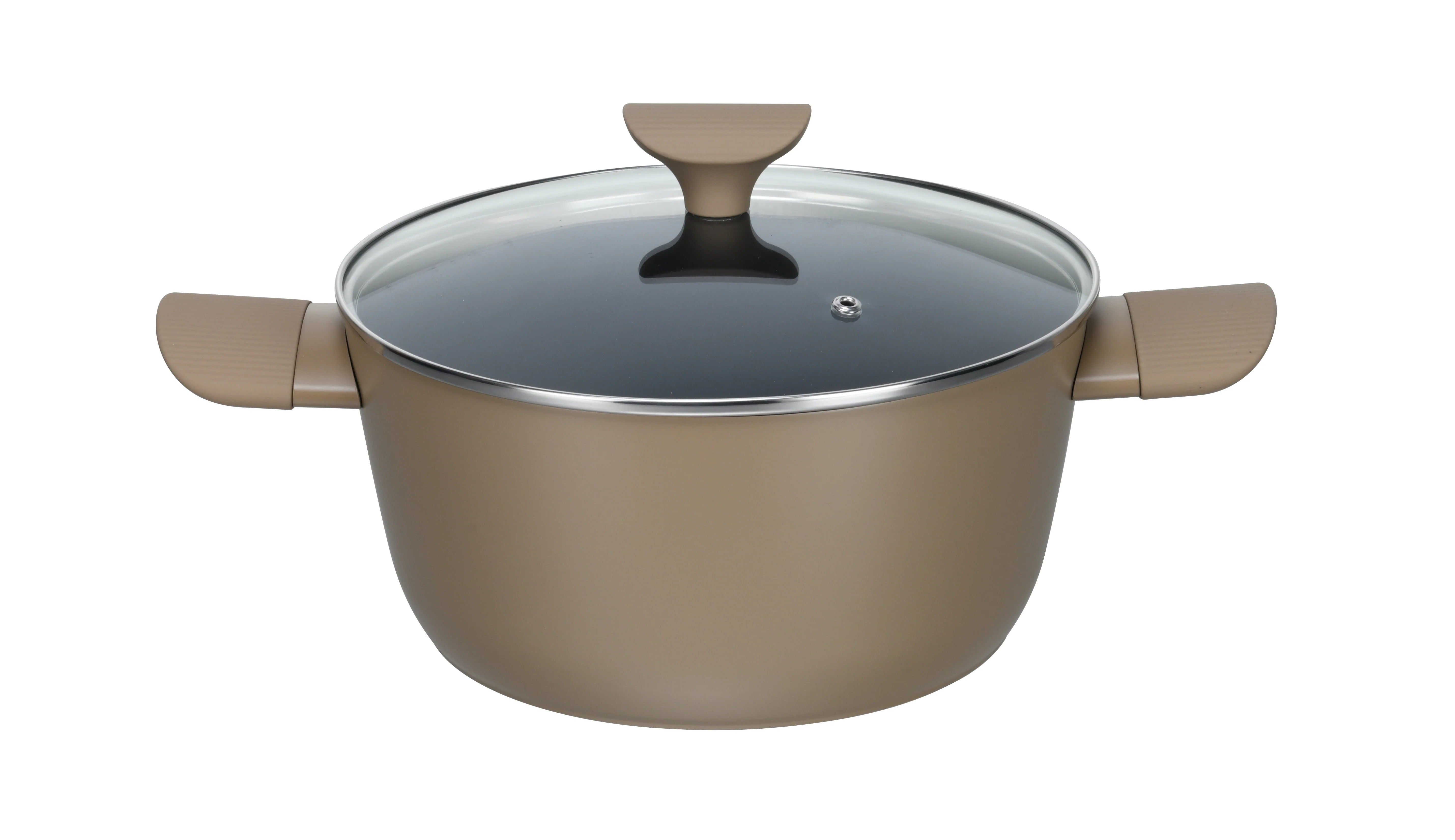 סיר 20 סמ 2.5 ליטר פורגד אלומיניום חום AROMA