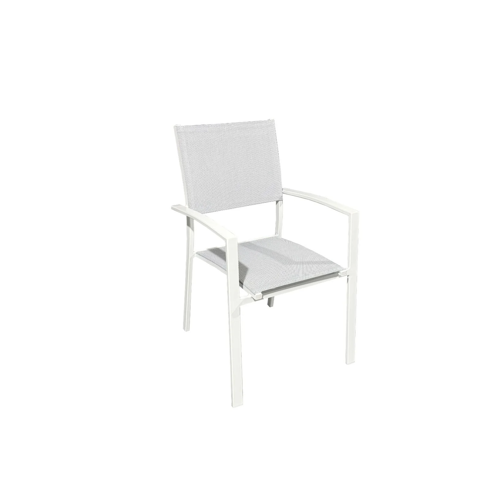 כסא אלומיניום אולימפוס, לבן - Image 3