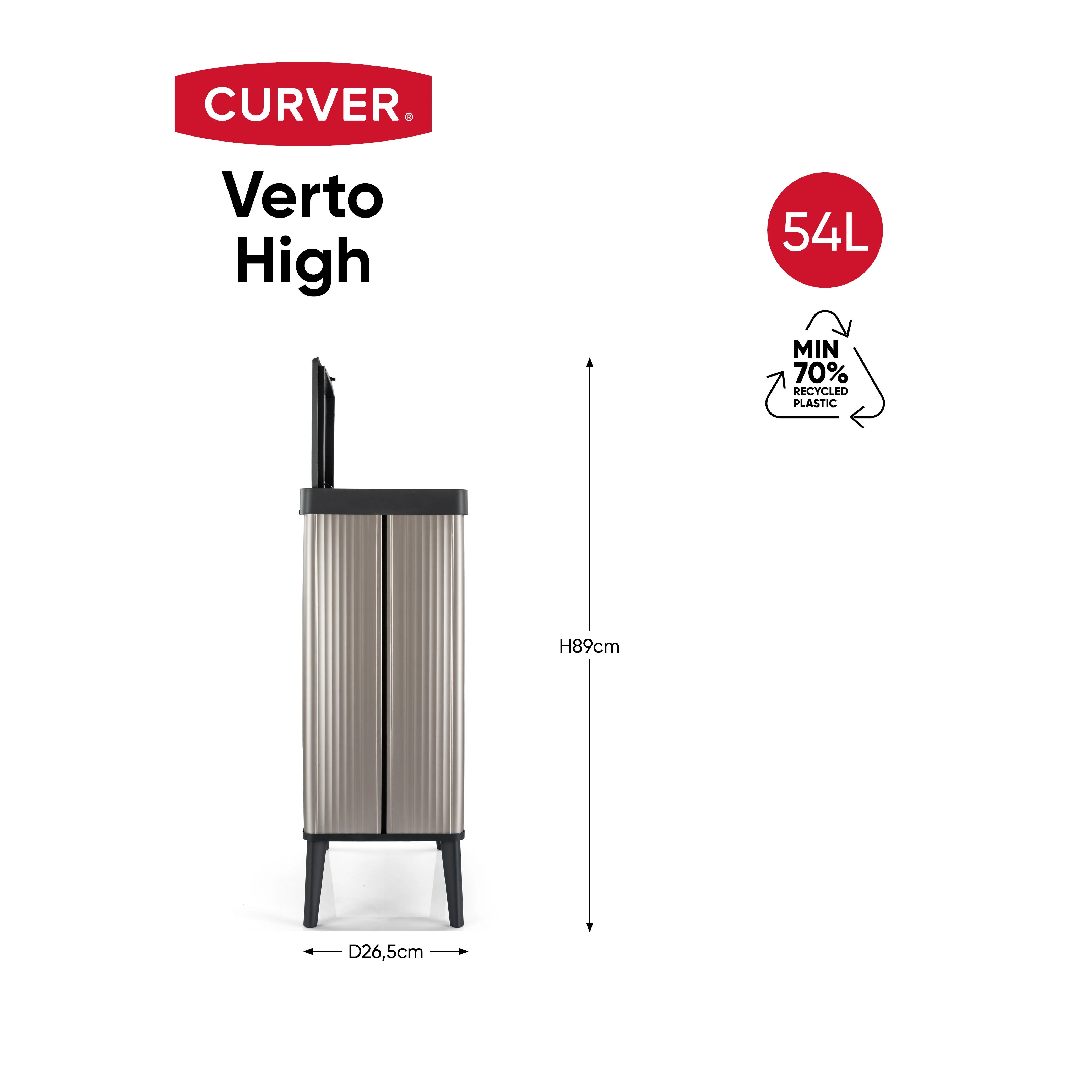 פח ורטו 54 ליטר אפור - Image 3
