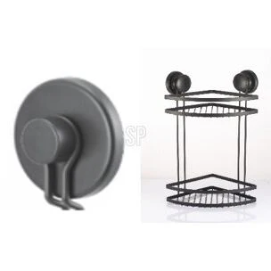 מדף רשת פינתי 2 קומות אמסטרדם שחור בוואקום - Image 2