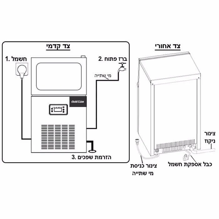 מכונה אוטומטית ליצור קוביות קרח דגם ATL-8042 - Image 2