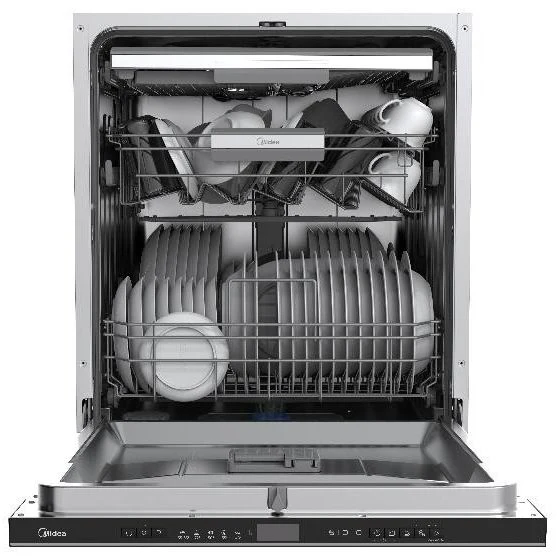מדיח כלים רחב אינטגרלי דגם WQP12-W7703M של MIDEA