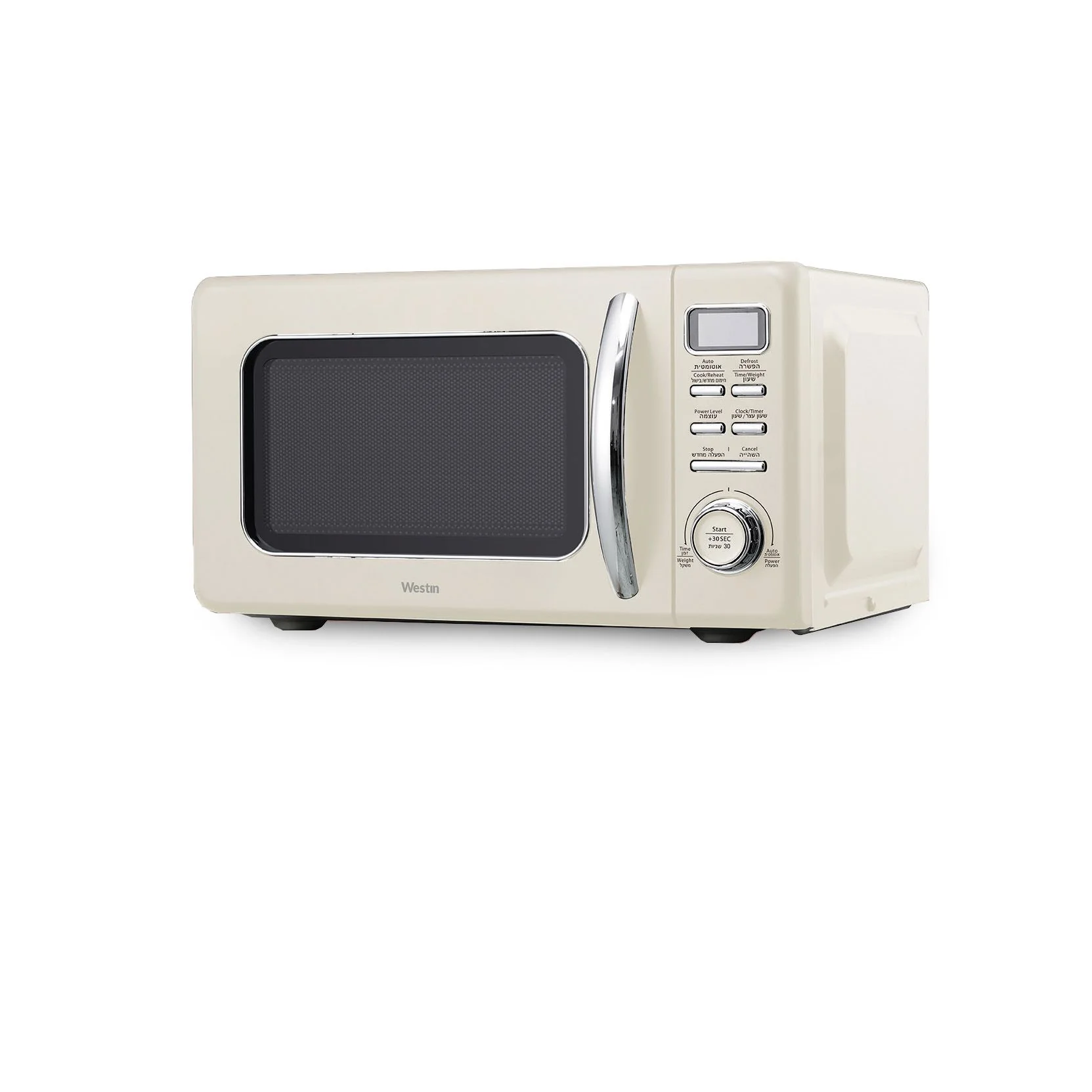 מיקרוגל רטרו 20 ליטר דיגיטלי בז דגם BEJ -RETRO WES-20EL2905RJ - Image 2