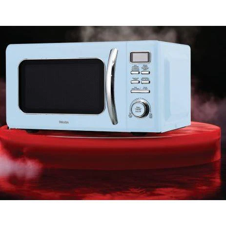 מיקרוגל רטרו 23 ליטר דיגיטלי כחול 900W דגם BLUE-RETRO WES-23EL2905RU - Image 2