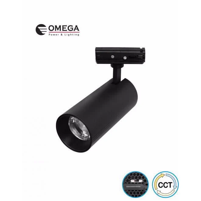 ספוט מתכוון לפס צבירה PIXEL Deco שחור 10W CCT