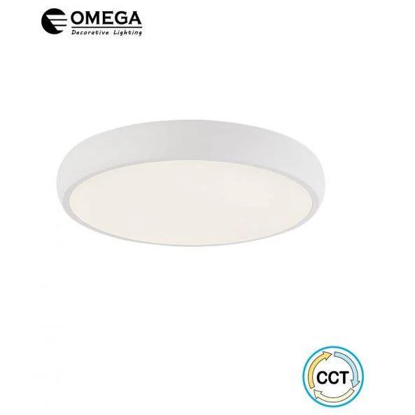 גוף תאורה צמוד תקרה DALLAS קוטר 60 70W לבן CCT - Image 2
