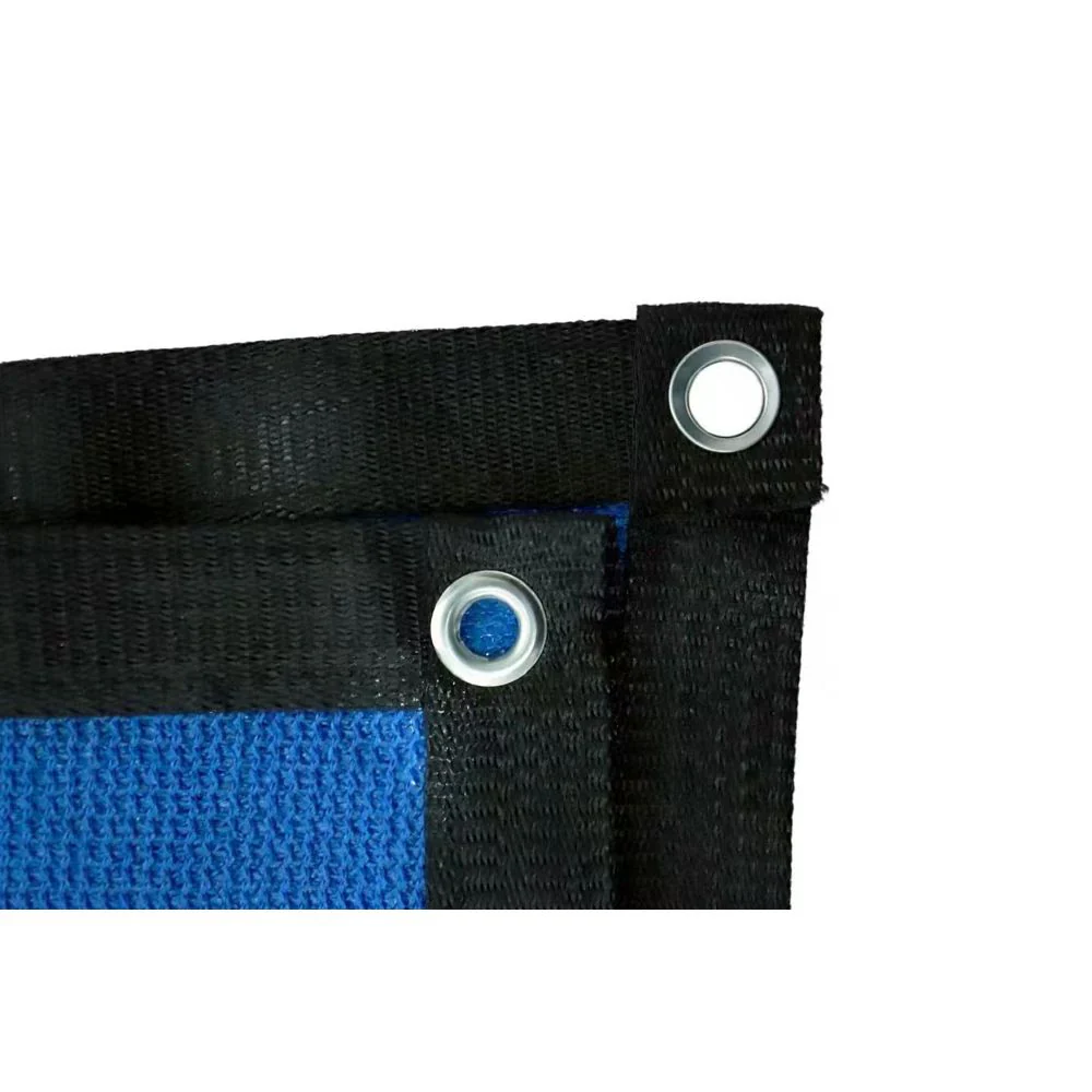 רשת צל 4*3 מטר עם טבעות כחול - Image 2