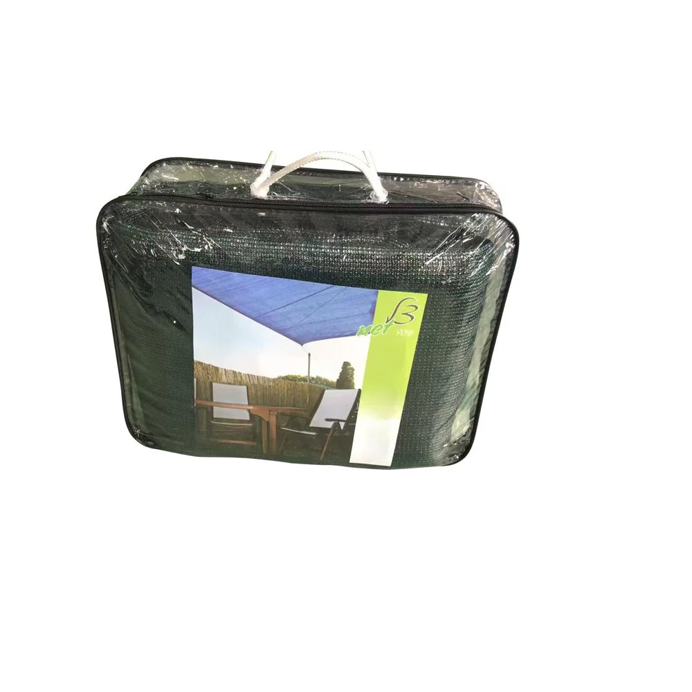 רשת צל 4*3 מטר עם טבעות ירוק - Image 2