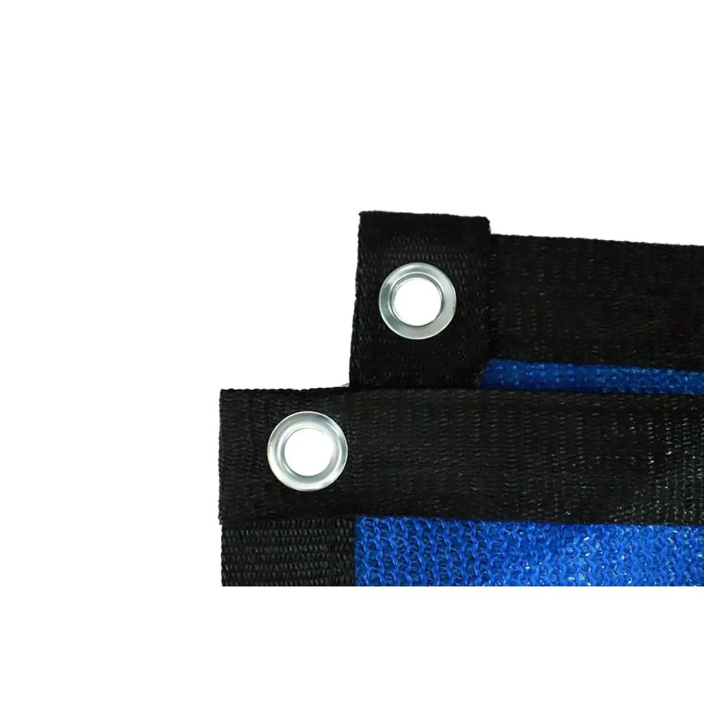 רשת צל 4*5 מטר עם טבעות כחול - Image 4